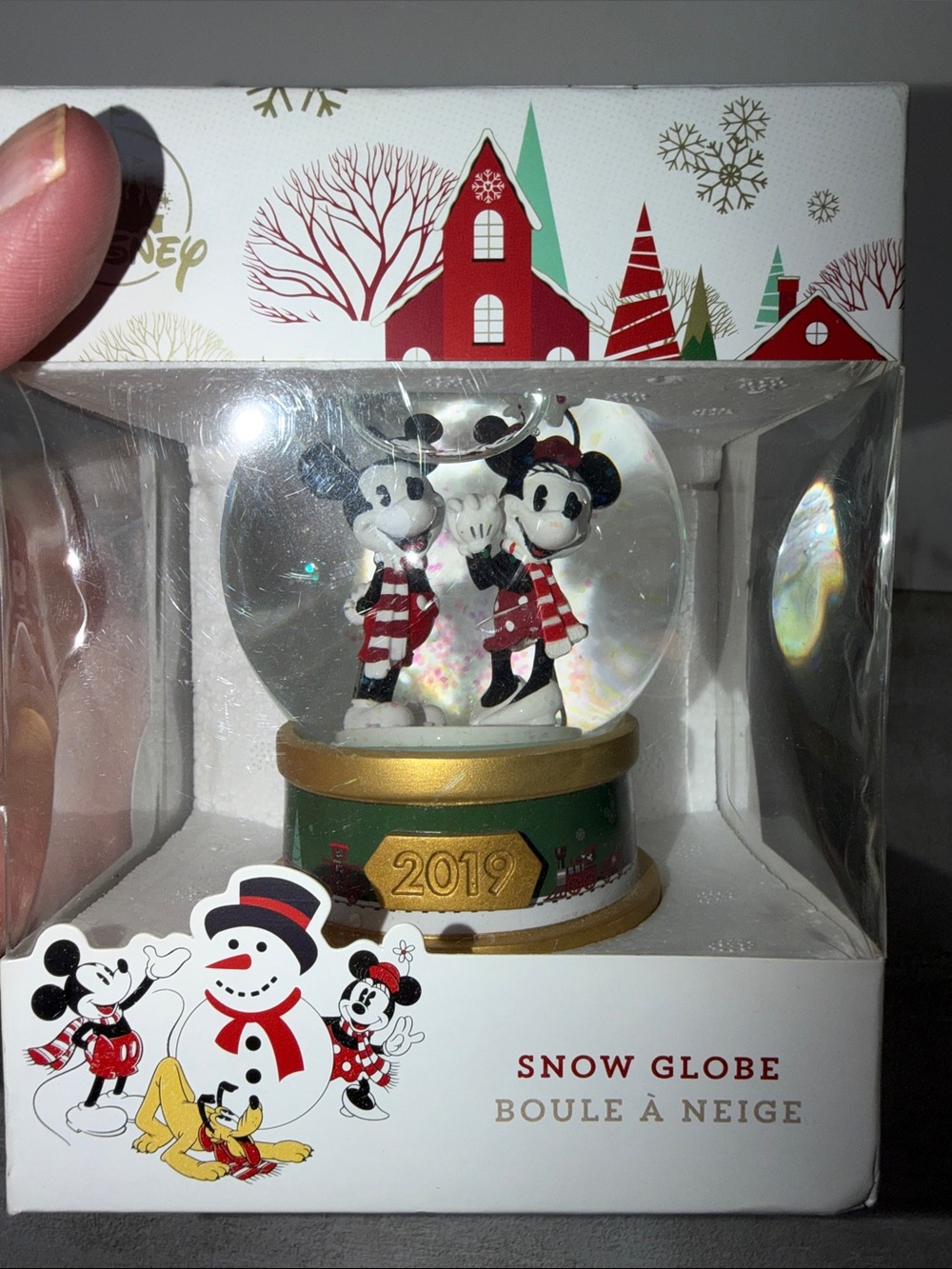 Disney Mickey & Minnie Holiday Snow Globe - 2019